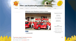 Desktop Screenshot of herbrich-pflegedienst.de